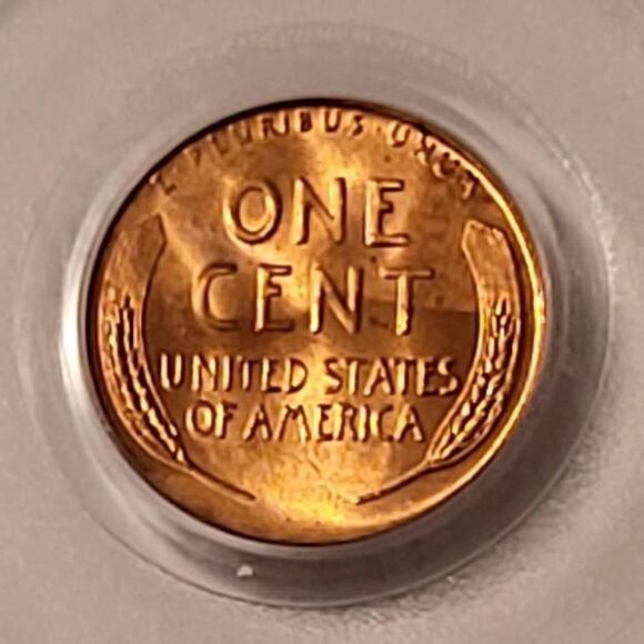 1958 D Lincoln Wheat Cent MS66 RED PCGS - Picture 4 of 4